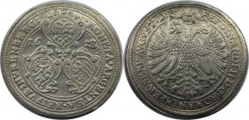 Altdeutsche Münzen und Medaillen, NÜRNBERG, STADT. Taler 1628, mit Titel Ferdinands II. Silber. Dav. 5637. Vorzüglich+