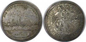 Altdeutsche Münzen und Medaillen, NÜRNBERG, STADT. Taler 1694, Stadtansicht. Silber. 28.92 g. Kellner 263. Dav. 5666. Attraktives vorzüglich