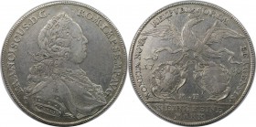 Altdeutsche Münzen und Medaillen, NÜRNBERG, STADT. Franz I. (1745-1765). Konv.-Taler 1759 MF, Silber. Dav. 2485. Sehr schön