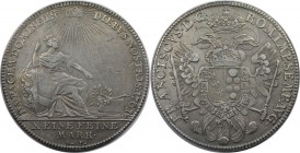 Altdeutsche Münzen und Medaillen, NÜRNBERG, STADT. Sitzende Noris. Taler 1761, Silber. Schön 52. Sehr schön