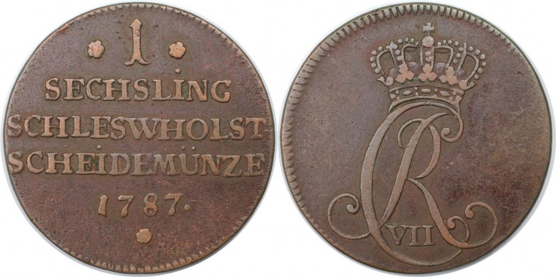 Altdeutsche Münzen und Medaillen, SCHLESWIG - HOLSTEIN. Christian VII. (1784-180...