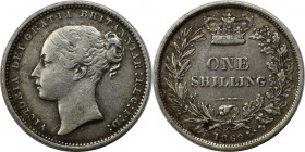 Europäische Münzen und Medaillen, Großbritannien / Vereinigtes Königreich / UK / United Kingdom. Victoria (1837-1910). Scilling 1869, Silber. KM 734.2...