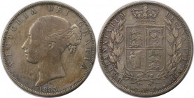 Europäische Münzen und Medaillen, Großbritannien / Vereinigtes Königreich / UK / United Kingdom. Victoria (1837-1901). 1/2 Crown 1883, Silber. KM 756....