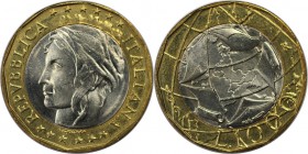 Europäische Münzen und Medaillen, Italien / Italy. Europakarte. 1000 Lire 1997, Bimetall. Fast Vorzüglich