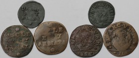 Europäische Münzen und Medaillen, Italien / Italy, Lots und Sammlungen. Venedig. Francesco Morosini (1688-1694). 1 x Gazzetta zu 1 Soldi, 2 x Gazzetta...