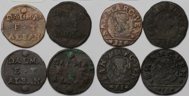 Europäische Münzen und Medaillen, Italien / Italy, Lots und Sammlungen. Venedig. Francesco Morosini (1688-1694). Lot von 4 Münzen ND. Schön-sehr schön...