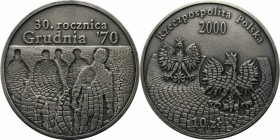 Europäische Münzen und Medaillen, Polen / Poland. Grudnia 1970. 10 Zlotych 2000, Silber. 0.42 OZ. KM Y#405. Polierte Platte