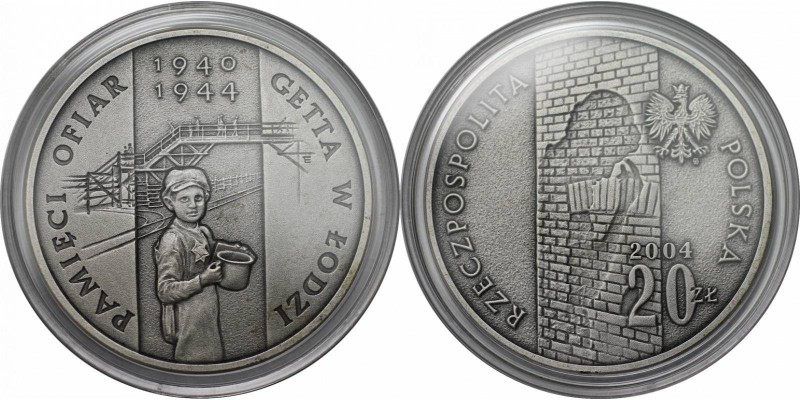 Europäische Münzen und Medaillen, Polen / Poland. Polen Getto Lodz. 20 Zlotych 2...