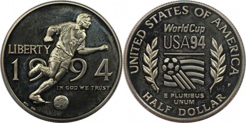 Weltmünzen und Medaillen, Vereinigte Staaten / USA / United States. XV.Fußball -...