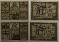 Banknoten, Deutschland / Germany, Lots und Sammlungen. Notgeld, Hannover, Schüttorf. 2 x 50 Pfennig 1921. Mehl 1202.1. Lot von 2 Banknoten. I-II