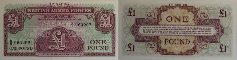 Banknoten, Großbritannien / Great Britain. 1 Pound (1962). 4.Series. P.36a. I