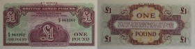 Banknoten, Großbritannien / Great Britain. 1 Pound (1962). 4.Series. P.36a. I
