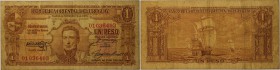 Banknoten, Uruguay. 1 Peso 1939. P.35c. III