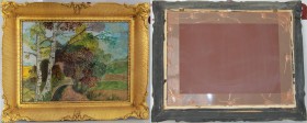 Kunst und Antiquitäten / Art and antiques. Gemälde. Landschaft. Aquarell. Maße Gemälde: 38,5 x 51 cm. Maße mit Rahmen: 52 x 64 cm. Goldener Rahmen...