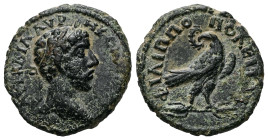 Thrace, Philippopolis. Commodus, AD 177-192. AE. 4.31 g. 19.60 mm.
Obv: ΑΥΤ ΚΑΙ Λ ΑΥΡΗ ΚΟΜΟΔΟϹ. Laureate head of Commodus, right.
Rev: ΦΙΛΙΠΠΟΠΟΛΕΙΤΩΝ...