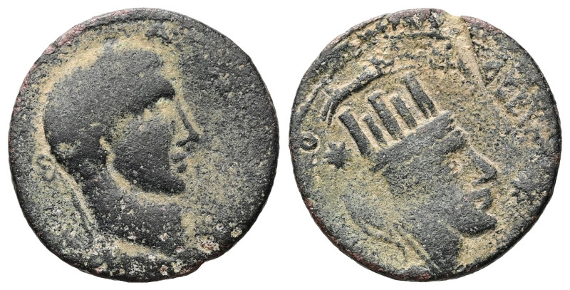 Mesopotamia, Nisibis. Severus Alexander, AD 222–235. AE. 8.44 g. 25.29 mm.
Obv: ...