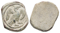 4.06 g 16.22 mm
PB Byzantine token or tessera. Details will follow.