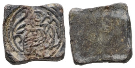 4.44 g 16.41 mm
PB Byzantine token or tessera. Details will follow.