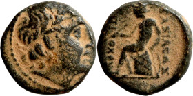 SELEUKID KINGS of SYRIA Uncertain ruler (3-2 centur BC). AE Bronze. 
14mm 2.70g

Artificial sand patina