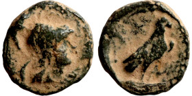 SELEUKID KINGS of SYRIA Uncertain ruler (3-2 centur BC). AE Bronze. 
13mm 1.96g

Artificial sand patina