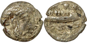 Phoenicia, Arados. Uncertain king. Circa 380-351/0 BC. AR Obol - 1/12 Shekel
8mm 0,49g0