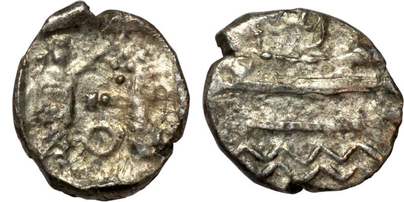 Phoenicia, Obol, Sidon (375-333 BC) Obverse: Galley l.; legend in Phoenician, Re...