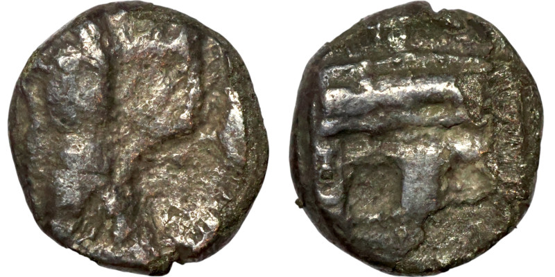 Phoenicia, Obol, Sidon (375-333 BC) Obverse: Galley l.; legend in Phoenician, Re...