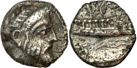 Phoenicia, Arados. Uncertain king. Circa 380-351/0 BC. AR Obol - 1/12 Shekel
8mm 0,80g0