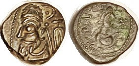 ELYMAIS, Orodes I, Æ Drachm, GIC-5892, Bust l./Artemis bust r; Choice AEF, medum...