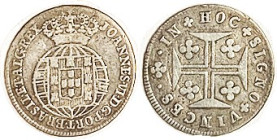 PORTUGAL, Ar 20 Reis ND 1799-1816, KM330, Nice strong F-VF. (VF cat $65)