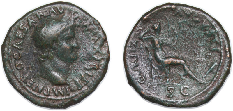 Rome Roman Empire 62 - 68 AE Dupondius - Nero (SECVRITAS AVGVSTI S C; Securitas)...