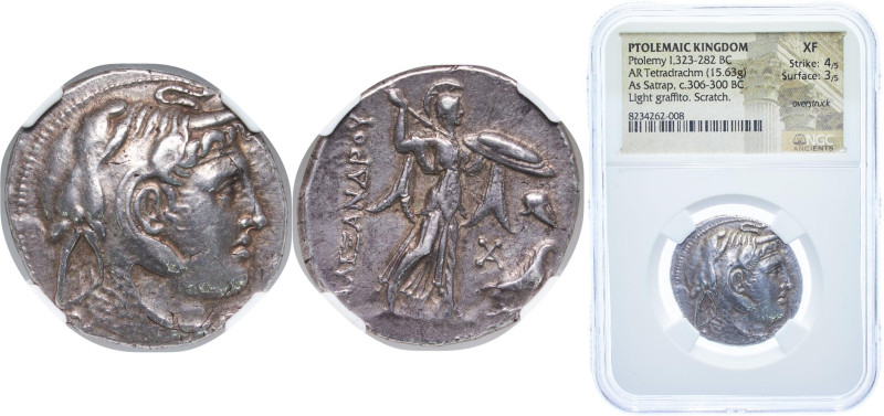 Greece (ancient) Ptolemaic Kingdom 323 BC - 283 BC AR Tetradrachm (In the name o...