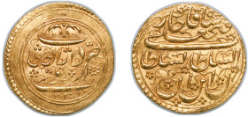 Iran Kingdom - Qajar dynasty AH 1239 (1824) 1 Tumân - Fatḥ Alī Qājār (Type W; Khoy) Gold Khoy Mint 4.61g UNC KM 753.6 A 2865