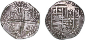 Bolivia Spanish colony 1627 - 1635 P T 8 Reales - Philip IV Silver Potosi Mint 27.56g VF KM 19a