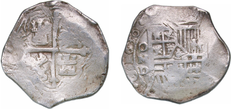 Mexico Spanish colony 1630 Mo D 8 Reales - Philip IV (Sold it by auction Aureo &...