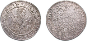 Germany Electorate of Saxony (Albertinian Line) Holy Roman Empire 1561 HB 1 Thaler - August I Silver (.875) Dresden Mint 28.87g AU MB 182 Dav GT I 979...