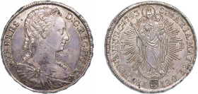 Hungary Kingdom 1743 KB 1 Thaler - Maria Theresa Silver (.875) Kremnica Mint 28.84g AU ÉH 1223 H 1668 H 1669 KM 333