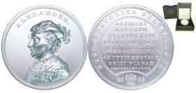 Poland Third Republic 2016 MW 50 Zlotys (Alexander) Silver (.999) Warsaw Mint (6000) 62.2g UNC Y 963