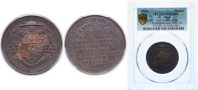 Peru Republic 1934 Medal - Imposition of the Archbishopal Palio Bronze PCGS MS62 BN Top Pop