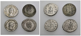 IMPERIO ROMANO. Lote de 4 antoninianos: Valeriano, H. Etruscilla, Otacilia Severa y Numeriano. De MBC a EBC.