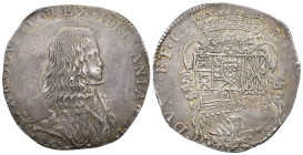 CARLOS II. Filippo. 1676. Milán. AR 27,71 g. 40,6 mm. CR-3. Olivares-278.  MBC+.