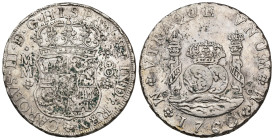 CARLOS III. 8 reales. 1760. México. MM. AR 26,86 g. 38,3 mm. VI-916; AC-1072. Oxidaciones. MBC. 

Lote no sujeto a tasas de exportación.
