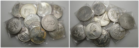 MONEDA EXTRANJERA. Lote de 15 piezas de gran módulo con peso superior a 1 onza. Varios países. EBC/SC.