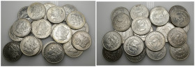 MONEDA EXTRANJERA. ESTADOS UNIDOS DE AMÉRICA. Lote de 26 piezas de 1 dólar Morgan diferentes, de 1878 a 1921. De MBC a SC.