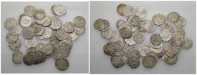 MONEDA EXTRANJERA. HUNGRÍA. Lote de 50 monedas diferentes de denar de vellón. De 1544 a 1620. MBC/EBC.