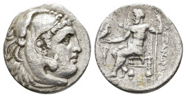 GRECIA ANTIGUA. MACEDONIA. ALEJANDRO III. ¿Macedonia?. Dracma (¿325-310 a.C.?). A/ R/ Delante ánfora. AR 3,82 g. 18,7 mm. PRC-864. MBC/BC+.