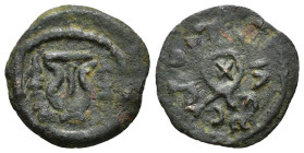 GRECIA ANTIGUA. JUDEA. Herodes I. 2 prutot. AE 2,09 g. 19,5 mm. MBC-.