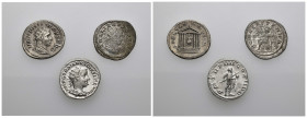 IMPERIO ROMANO. Lote de 3 antoninianos: Gordiano, Galieno y Filipo. MBC-/MBC+.