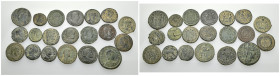 IMPERIO ROMANO. Lote de 20 follis. Distintos módulos y emperadores. BC/MBC.