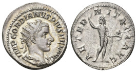 IMPERIO ROMANO. GORDIANO III. Antoniniano. Roma (241-243). A/ Busto radiado, drapeado y acorazado a der.; IMP GORDIANVS PIVS FEL AVG. R/ Sol mirando a...